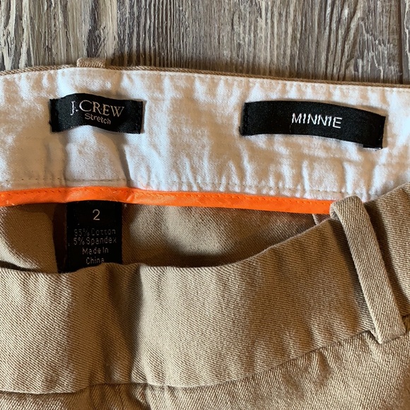 J crew Minnie khaki stretch Capri - Picture 5 of 7